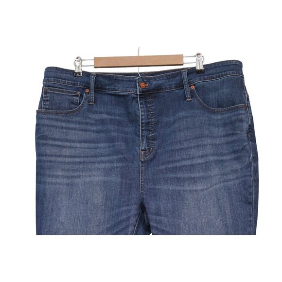 Madewell Jeans Size 36 Curvy High Rise Skinny Stretch Denim Preppy Danny Wash - Picture 2 of 14